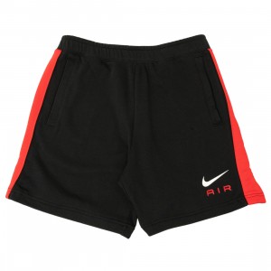 Nike big Men Air French Terry Shorts (black / university red)
