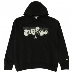 Nike Men Ja Club Fleece Basketball Hoodie (black / light silver)