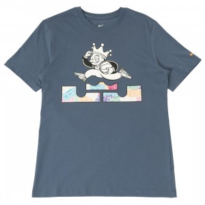 Nike Men Lebron Basketball Tee (diffused blue)