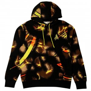 Nike Men Ja Club Fleece Pullover Hoodie (lt lemon twist)
