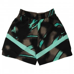 Nike Men Ja Dri-Fit 6 Icon Basketball Shorts (bleached turq / cave stone / bleached turq)