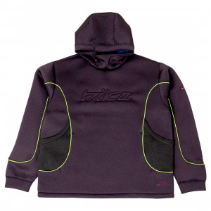 Nike Men Project F.R.O.G. Bubble Mesh Pullover Hoodie (dark raisin / brilliant blue / vivid purple)