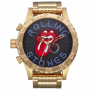Nixon x Rolling Stones 51-30 Watch (gold / black)