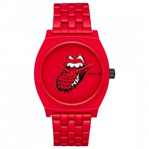 Nixon x Rolling Stones Time Teller Watch (red / all red)