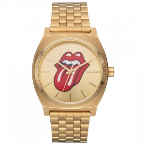 Nixon x Rolling Stones Time Teller Watch (gold / gold)
