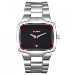 Nixon 25th Anniversary Player Watch (silver / red)