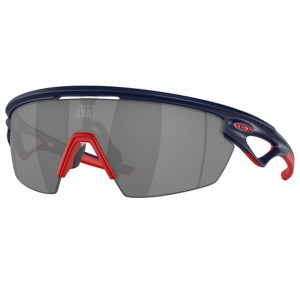 Oakley Sphaera Team USA Matte Navy Sunglasses (prizm black)