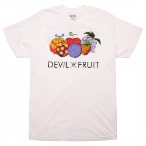 BAIT x One Piece x Upcycle LA Men Devil Fruit Tee (white)
