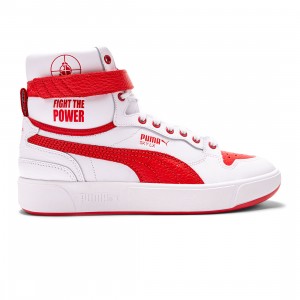 Puma x Public Enemy Men Sky LX (white / high risk red)