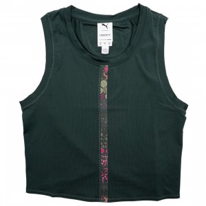 Puma x Liberty Women Forever Luxe Tank (green / green gables)