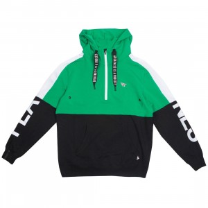 nike men sportswear windrunner hoodie stadium green black black