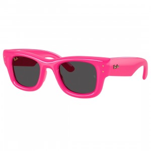 Ray-Ban x A$AP Rocky Wayfarer Puffer Sunglasses (fuchsia / ultra black)