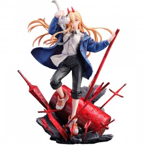 PREORDER - Sega Chainsaw Man Power And Meowy Figure (red)