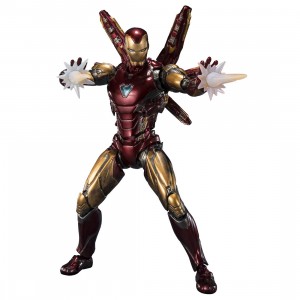 Bandai S.H.Figuarts Avengers Endgame The Infinity Saga Iron Man Mark 85 Five Years Later 2023 Edition Figure (red)