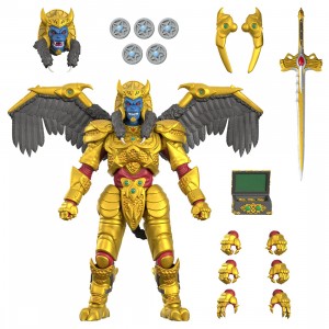 Super7 Mighty Morphin Power Rangers Ultimates Wave 1 Figure - Goldar (gold)