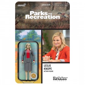 Super7 x Parks and Recreation Reaction Figure - Leslie Knope (brown)