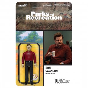 Super7 x Parks and Recreation Reaction Figure - Ron Swanson (brown)