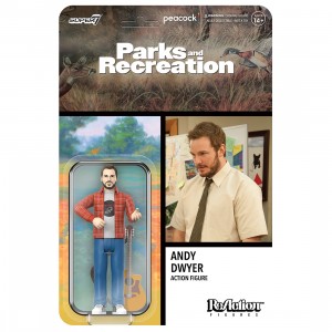 Super7 x Parks and Recreation Wave 2 Reaction Figure - Andy Dwyer (brown)