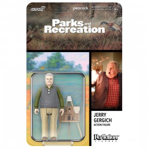 Super7 x Parks and Recreation Wave 2 Reaction Figure - Jerry Gergich (brown)