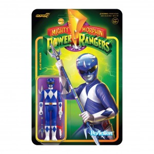 Super7 Mighty Morphin Power Rangers Blue Ranger Reaction Figure (blue)