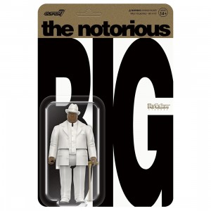 Super7 Notorious B.I.G. Wave 3 ReAction Figure - Biggie In Suit (white)