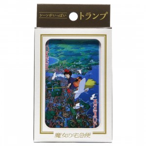 Studio Ghibli Ensky Kiki's Delivery Service Movie Scenes Playing Cards (pink)