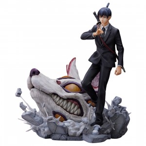 eStream Chainsaw Man Aki Hayakawa 1/7 Scale Figure (black)