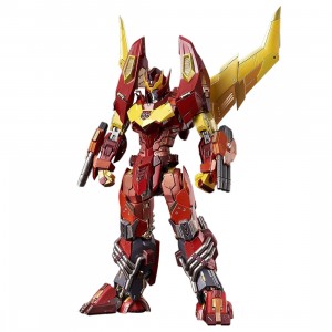 Flame Toys Kuro Kara Kuri Transformers Rodimus IDW Ver. Figure (red)