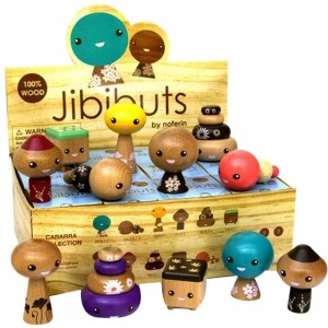 Jibibuts Wooden 3 Inch Mini Series Figure - 1 Blind Case (12 Blind Boxes)
