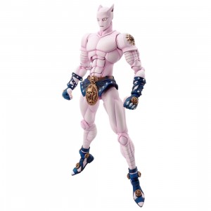 Medicos Super Action Statue JoJo's Bizarre Adventure Part 4 Diamond Is Unbreakable Killer Queen Second Chozokado Figure (pink)