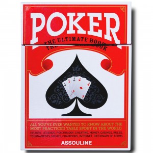 Poker By Assouline Book (red / hardcover)