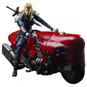 Square Enix Final Fantasy VII Remake Play Arts Kai Roche And Motorcycle Set Action Figure (red)