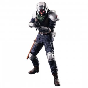 Square Enix Final Fantasy VII Remake Play Arts Kai Shinra Security Officer Action Figure (navy)