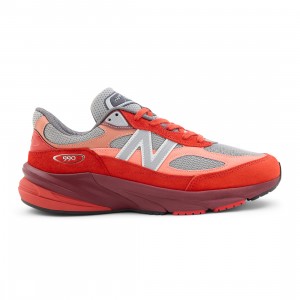 New Balance Unisex 990v6 U990RT6 - Made In USA (molten lava / monarch burgundy / slate grey)