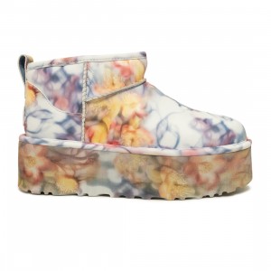 UGG x Collina Strada Men Ultra Mini Platform (light blue floral)