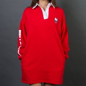 Lazy Oaf x Hello Kitty Women Rugby Dress (red)