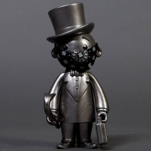 CerbeShops x Monopoly x Switch Collectibles Mr Pennybags 7 Inch Vinyl Figure - Silver Edition (silver)