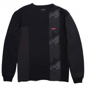 10 Deep Men Unification Chopped Crewneck Sweater (black)