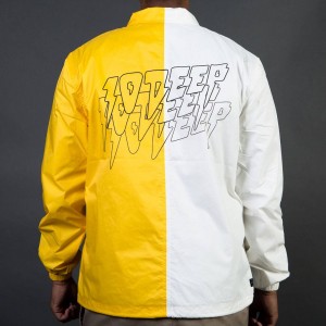 10 Deep Men Split Sound And Fury Jacket (yellow / white)