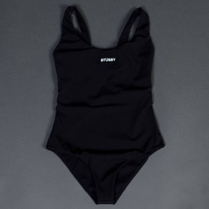 Stussy Women Salinas One Piece Swimsuit (black)