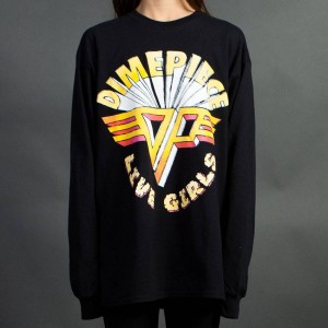 Dimepiece Women Live Girls Longsleeve Tee (black)
