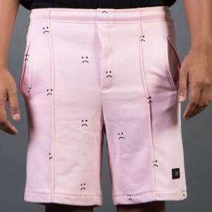 Lazy Oaf Men Sad Pink Shorts (pink)