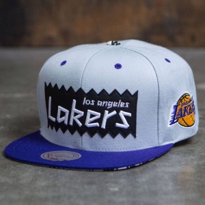 CerbeShops x NBA x CerbeShops x Dungeons And Dragons Los Angeles Lakers STA3 Wool Snapback Cap (silver / purple)