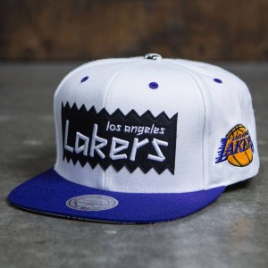 CerbeShops x NBA x CerbeShops x Dungeons And Dragons Los Angeles Lakers STA3 Wool Snapback Cap (white)