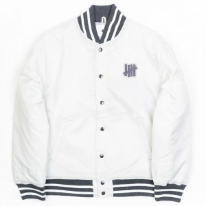 Undefeated Men Undefeated Stadium Jacket (silver)