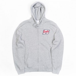 Undefeated Men Billy Patch Zip Hoody (gray / heather)