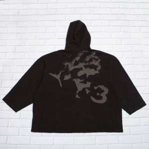 Adidas kenaston Y-3 Men Universal Felt Hoodie (black)