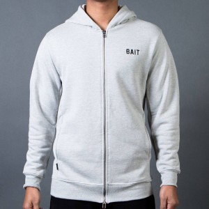 BAIT Men French Terry Hoody - Made In LA (gray / heather)