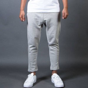BAIT Men French Terry Japan Pants - Made In LA (gray / heather)