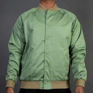 Undefeated Men Sideline Twill Bomber Jacket (green / sage)